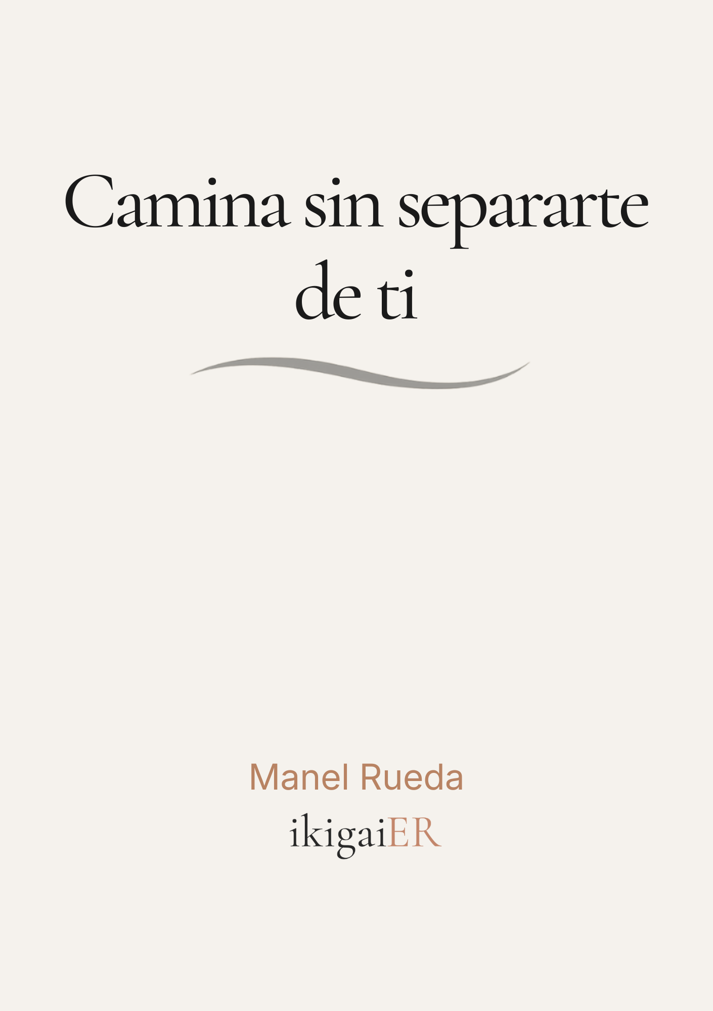 Portada del cuaderno Camina sin separarte de ti